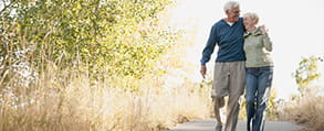 Man and Woman Walking