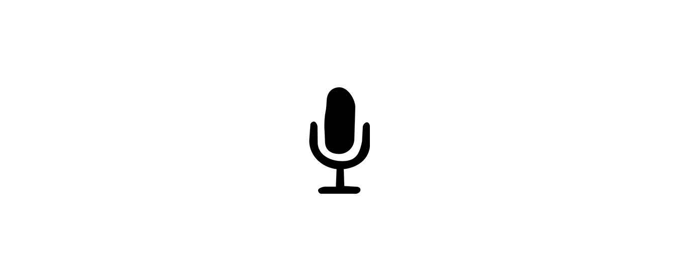 Icon of microphone.